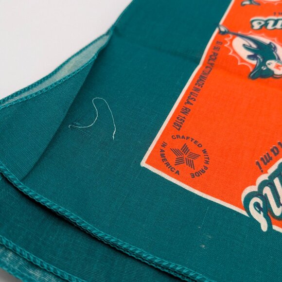 NFL Miami Dolphins 1999 Bandana Handkerchief Vintage - Picture 7 of 12